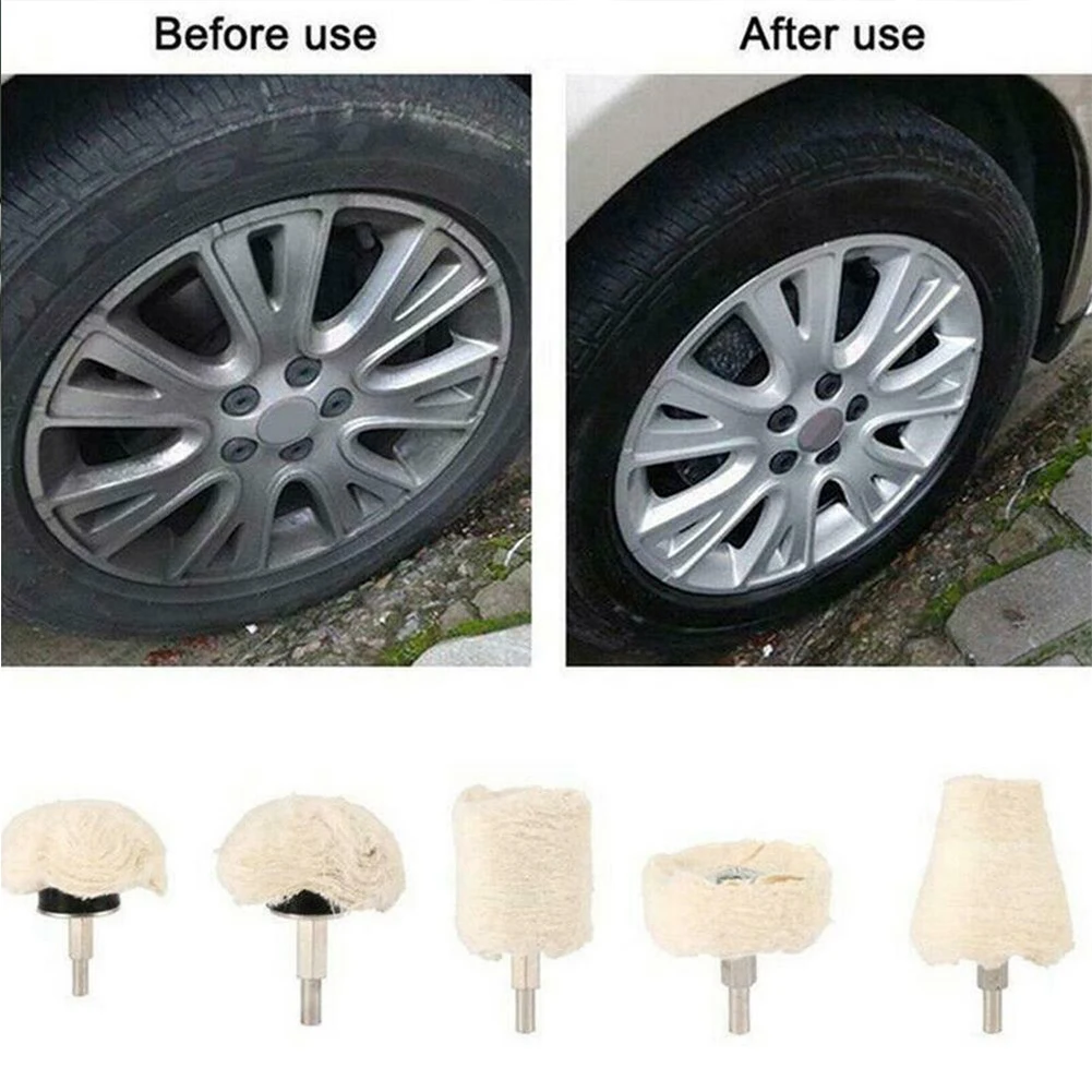 Repairing DIY Polishing Wheel Set Buffing Home Grinding Drill Attachment Multipurpose Conical Durable Tool Easy Use Deburring