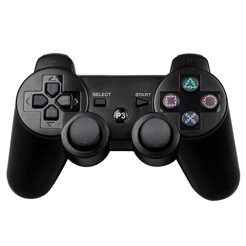 Новинка для PS3 беспроводной Bluetooth пульт дистанционного управления игровой джойстик контроллер игровой консоли джойстик для PS3 консоли геймпады r20 - Цвет: Черный