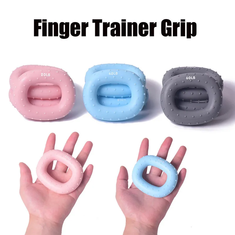 Силикагель портативная рукоятка захватывающее кольцо кистевой эспандер