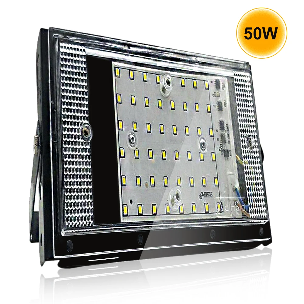

Led Floodlight 10W 50W Acryl Waterproof IP65 LED Flood Light Outdoor Floodlight 220V Wall Reflector Led Wall Washer