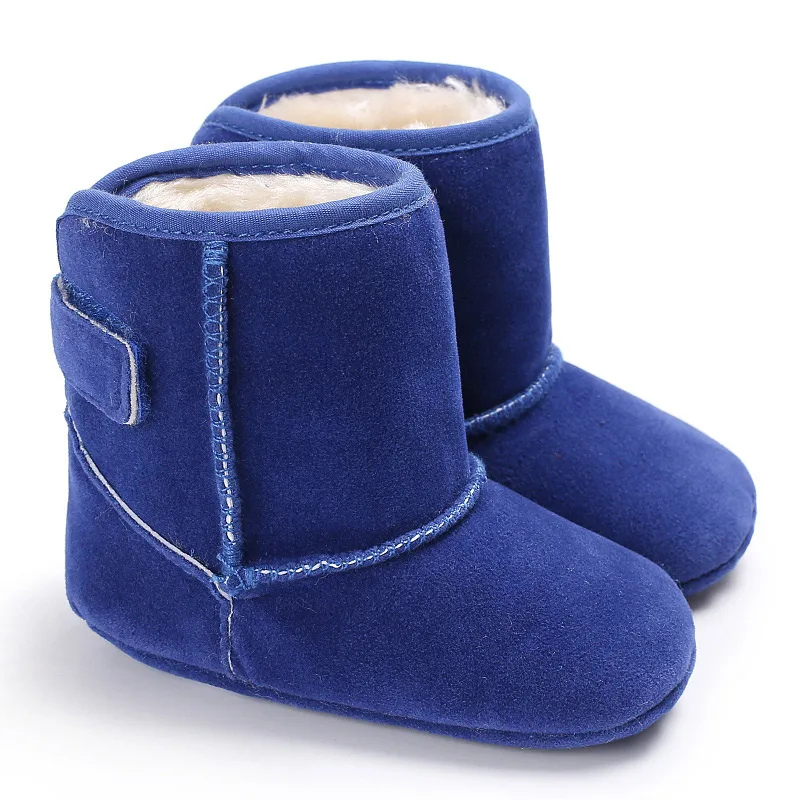 blue Модная одежда для детей, Детская мода Bebe детские фоны для съемки новорожденных детей для маленьких девочек Теплые зимние ботинки обувь на возраст от 0 до 18 месяцев - Цвет: blue