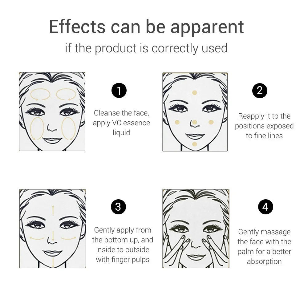 LANBENA Vitamin C Whitening Face Serum Essence Liquid Removing Dark Spots Freckle Speckle Fade Dark Spots Anti-Aging Skin Care LANBENA Vitamin C Whitening Face Serum Essence Liquid Removing Dark Spots Freckle Speckle Fade Dark Spots Anti-Aging Skin Care