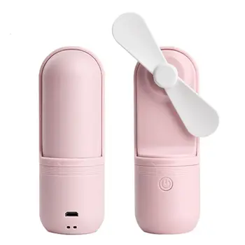 

Intelligent Intelligent Cartoon Capsule Fan Mini Portable Handheld USB Charging Fan Multifunction Air Cooling Fan Cooler for