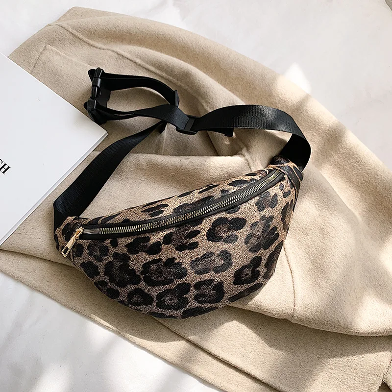Ретро поясные сумки женские дизайнерские поясные сумки модные Поясные Сумки из искусственной кожи леопардовые сумки на плечо нагрудные сумки для телефона и денег - Цвет: kahki