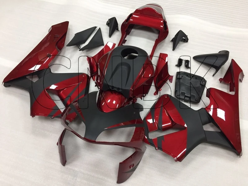 Для CBR 600 RR 03 Пластиковые обтекатели для Honda CBR600RR 2003 темно-красный черный набор для всего тела CBR600 RR 2003-2004 кузов