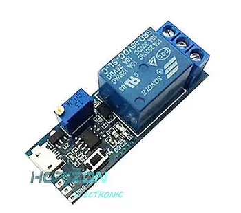 

5-30V Relay Micro USB Power Adjustable Timer Delay Relay Timing Control Module Trigger Delay Switch for Arduino