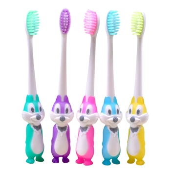 

Baby Kids Cartoon Shape Soft Toothbrush Kids Dental Oral Care Brush Tool Toothbrushes for Kids 3T-12T