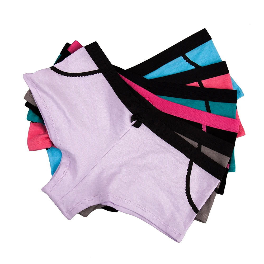 FUNCILAC Boyshort для Для женщин Sexy хлопок трусы боксеры девочек Дамы белье лук Панталоны