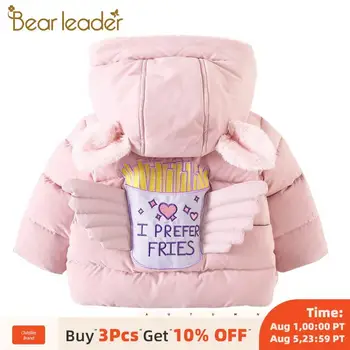 

Bear Leader Baby Girls Winter Parkas New Fashion Kids Girl Cartoon Down Coats Toddler Baby Thicken Warm Clothes Casual Outerwear