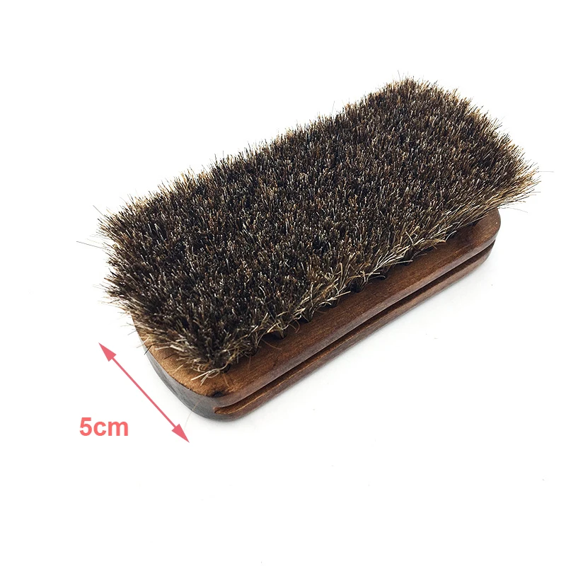 Horse Hair Shoes Cleaner Brush Polishing Tools