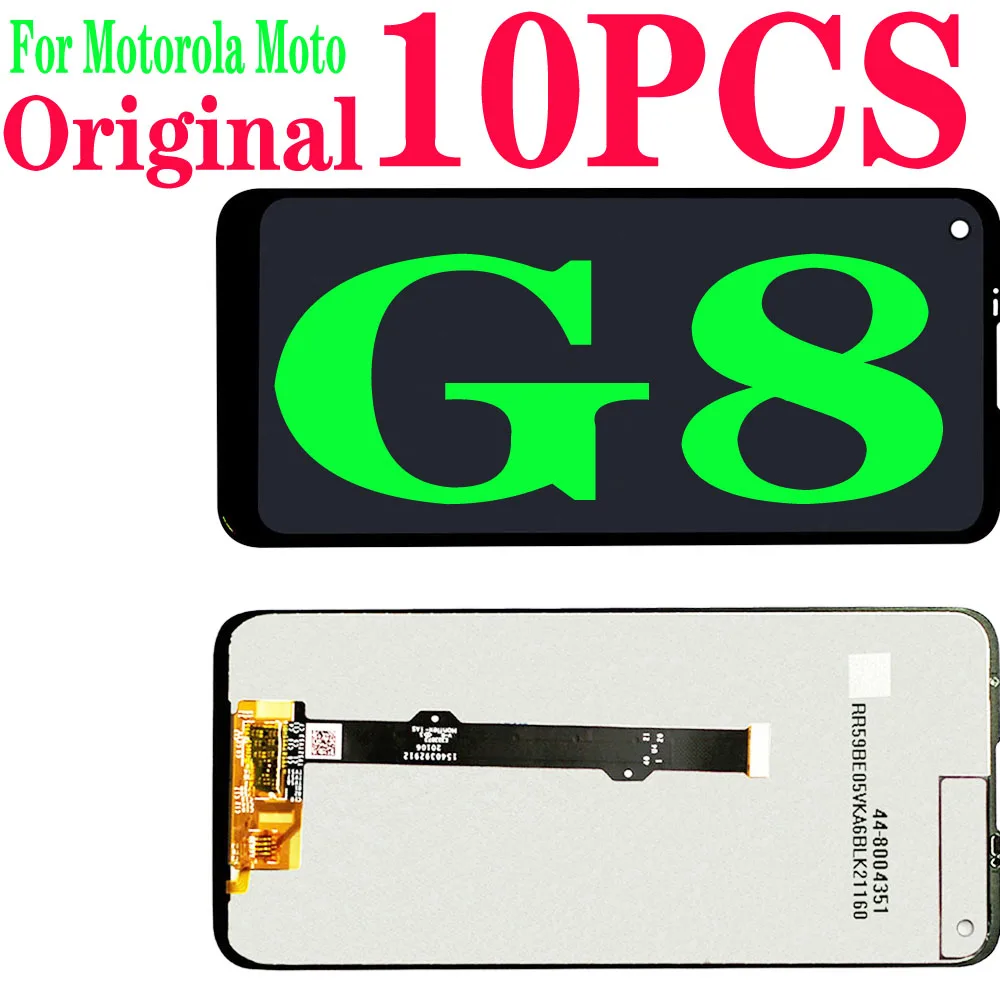 

10 PCS Original Tested For Motorola Moto G8 LCD Display Touch Screen Digiziter Assembly For Moto G8 XT2045-1 XT2045-2 XT2045-5