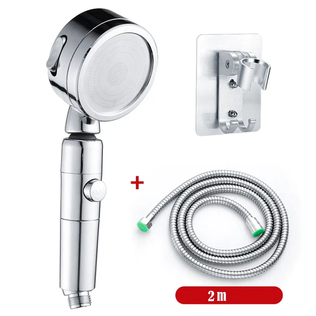

Shower Hand Shower One Button Water Stop Rotating Shower Head Japanese Style Nozzle Universal Moving Head