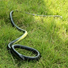 Jouet en caoutchouc souple 80cm, accessoires de jardin, serpent, Safari, cadeau de blague, nouveauté et Gag