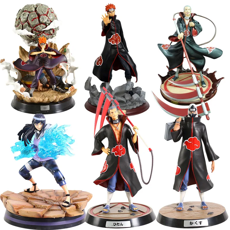 

PVC Action Figures Pain Chibaku Tensei Hidan Kakuzu Hinata PVC Toy Figurine Christmas Gift For kids collection Toy