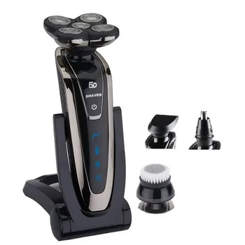 

4 in 1 Men Electric Shaver USB Rechargeable Full Body Washing Intelligent Digital Display Shaver Multifunctional Razor Shaver