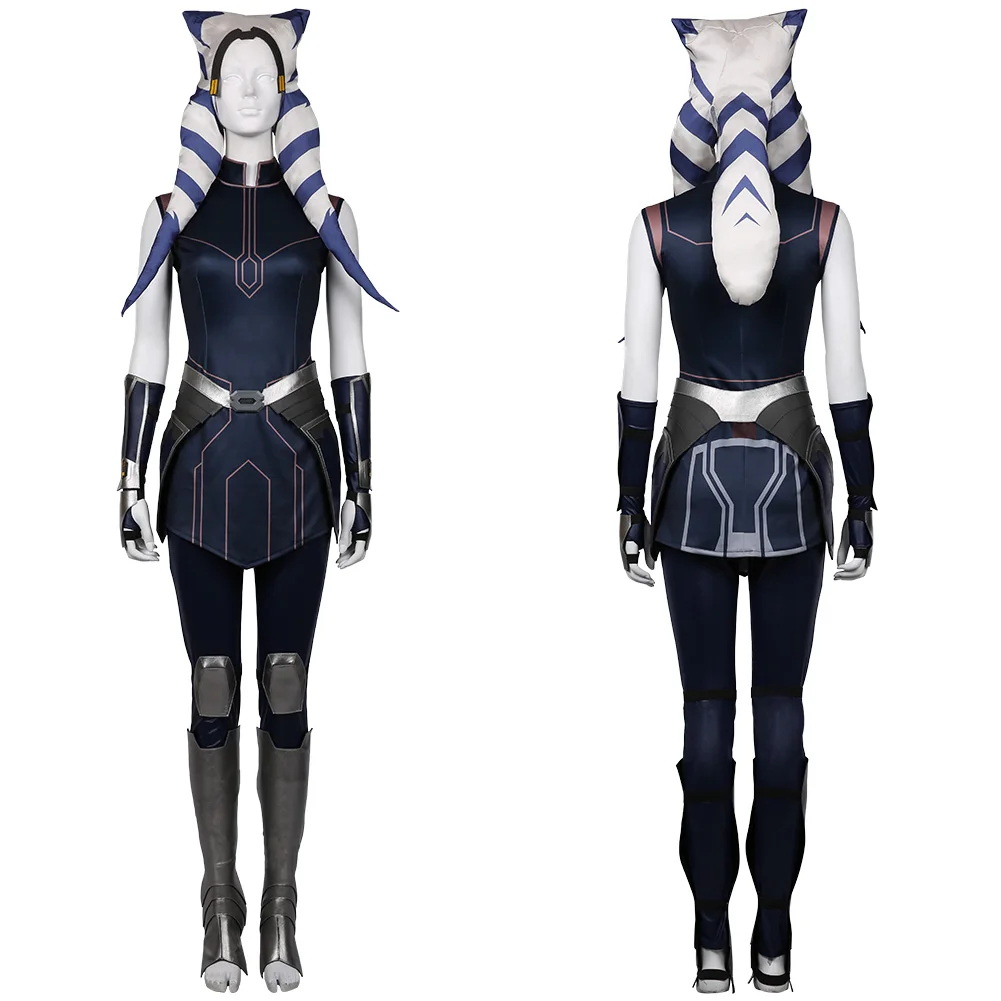 Wars: The Clone Wars Season 7-Ahsoka Tano Cosplay Costumes Dress Outfits Halloween Carnival Suit | Тематическая одежда и
