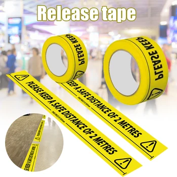 

Safety Tape 2m Metre Aparts Social Safe Distancing Floor Tapes 33m x 48mm QJS Shop