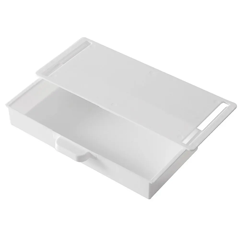 Under Desk Storage Box Invisible Drawer Bottom Paste Type Finishing Dtudent Dormitory Top Creative Dtationery Desk Drawe