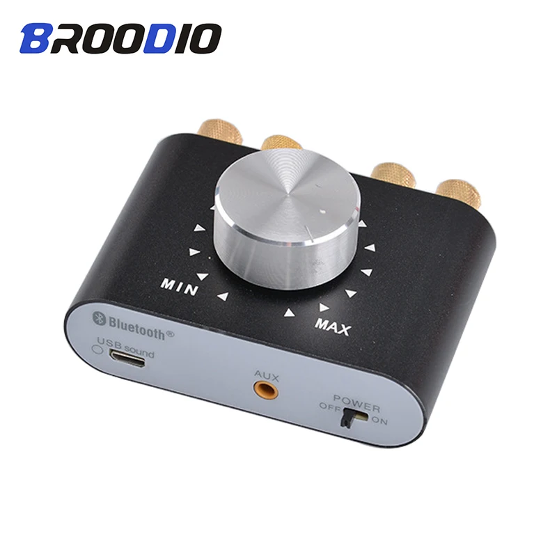 

Bluetooth 5.0 Digital Amplifier Board Mini Hifi Stereo Wireless Audio Receiver Power Amp Dual Channel 2*50W Car Sound Amplifiers