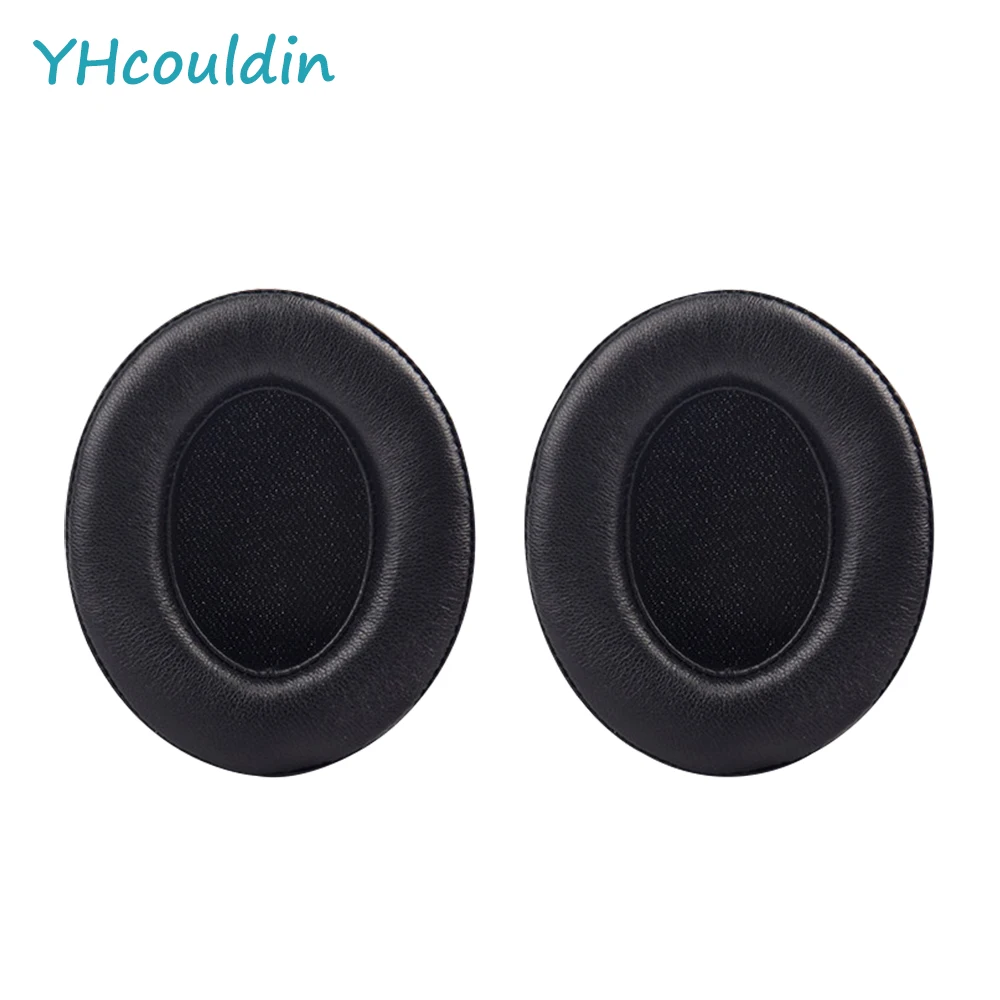 YHcouldin Sheepskin Leather Ear Pads Fits for Beats Studio 2 and 3 Wired Wireless Headphones Ear Cushions with 3M Sticker Tape