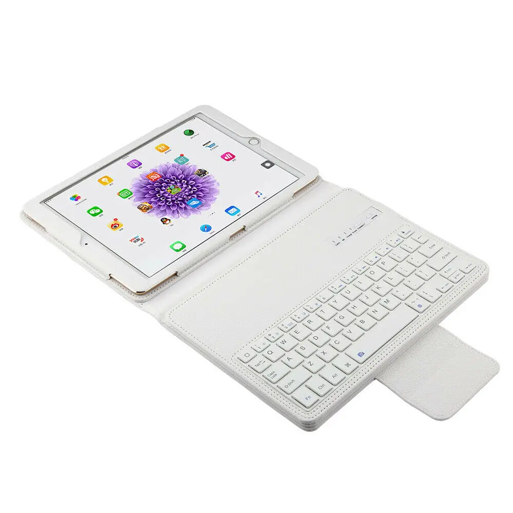 Беспроводная Bluetooth клавиатура Smart Cover для Apple iPad Pro 10,5 дюймов чехол из искусственной кожи Litchi клавиатура с узором чехол для планшета