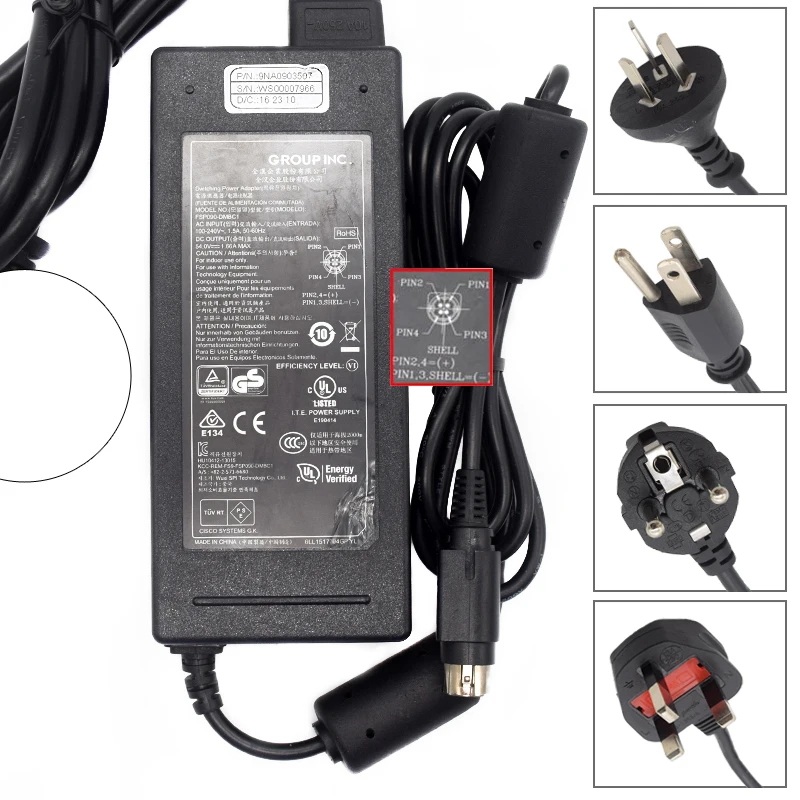 For Linksys LGS308P LGS308 8-Port Business Smart Gigabit PoE Power Supply - Used