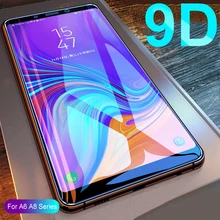 9D закаленное Стекло на для Samsung Galaxy A8 A6 J4 J6 плюс J2 J4 Core J6 J8 A6 A8 Экран защитная пленка