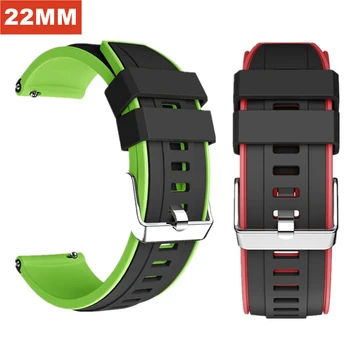

Dual-Color Watchband For Huawei Watch GT 2e 2 Bands Silicon For Huawei Watch gt2e gt2 Straps For Amazfit Stratos 3 2/GTR 47mm 47