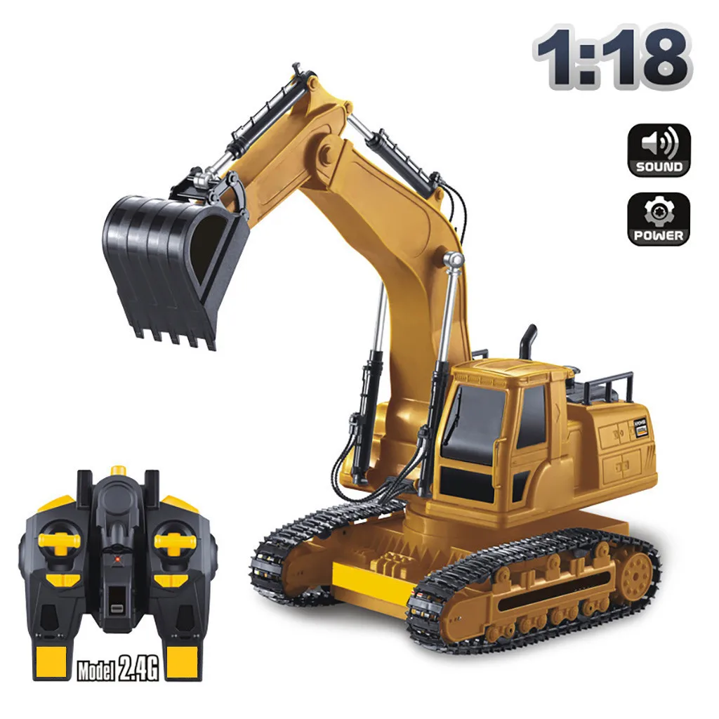 

toys for children Full Functional Remote Control Excavator Construction Tractor Toys Gift