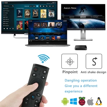

2.4G Wireless Remote Control Keyboard Air Mouse For Android TV Box AN