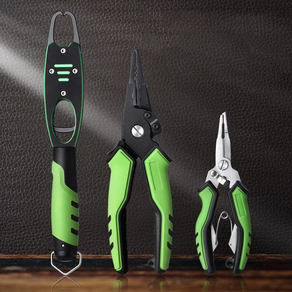 

2pcs Aluminum Fish Control Device Pliers Lip-shaped Bait Clamp Fish Control Device/unhooking Pliers/self-locking Lure Pliers Set