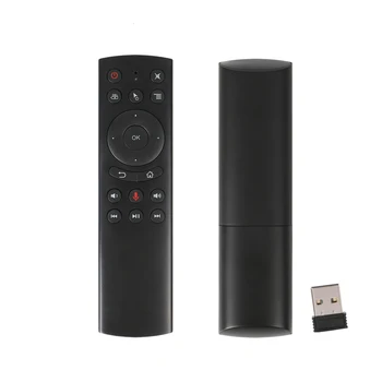

The mini keyboard remote control is universal for PC Android TV box L8star G20S 2.4G wireless air mouse gyroscope voice control