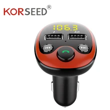 Radio FM Transmitter Bluetooth Car MP3 Player Handsfree Car Kit Dual USB Charger TF U Disk Music Player Car Accessories Gadgets new handsfree wireless bluetooth car kit fm transmitter radio support u disk mp3 player phone app control car charger aux out