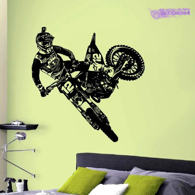 MXGP внедорожник Мотогонки наклейка автомобиль Мотокросс плакаты виниловые