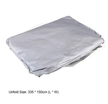 

Prevent Heat Cold Sun Rain Snow Car Cover Half PVC Coating Cover Size M Prevent Heat Car Cover Half PVC PVC Coating