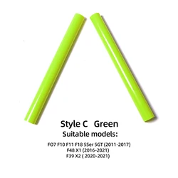 Sleek Car Front Grille Trim Strip - M Sport Styling Accessory (Green Style C)