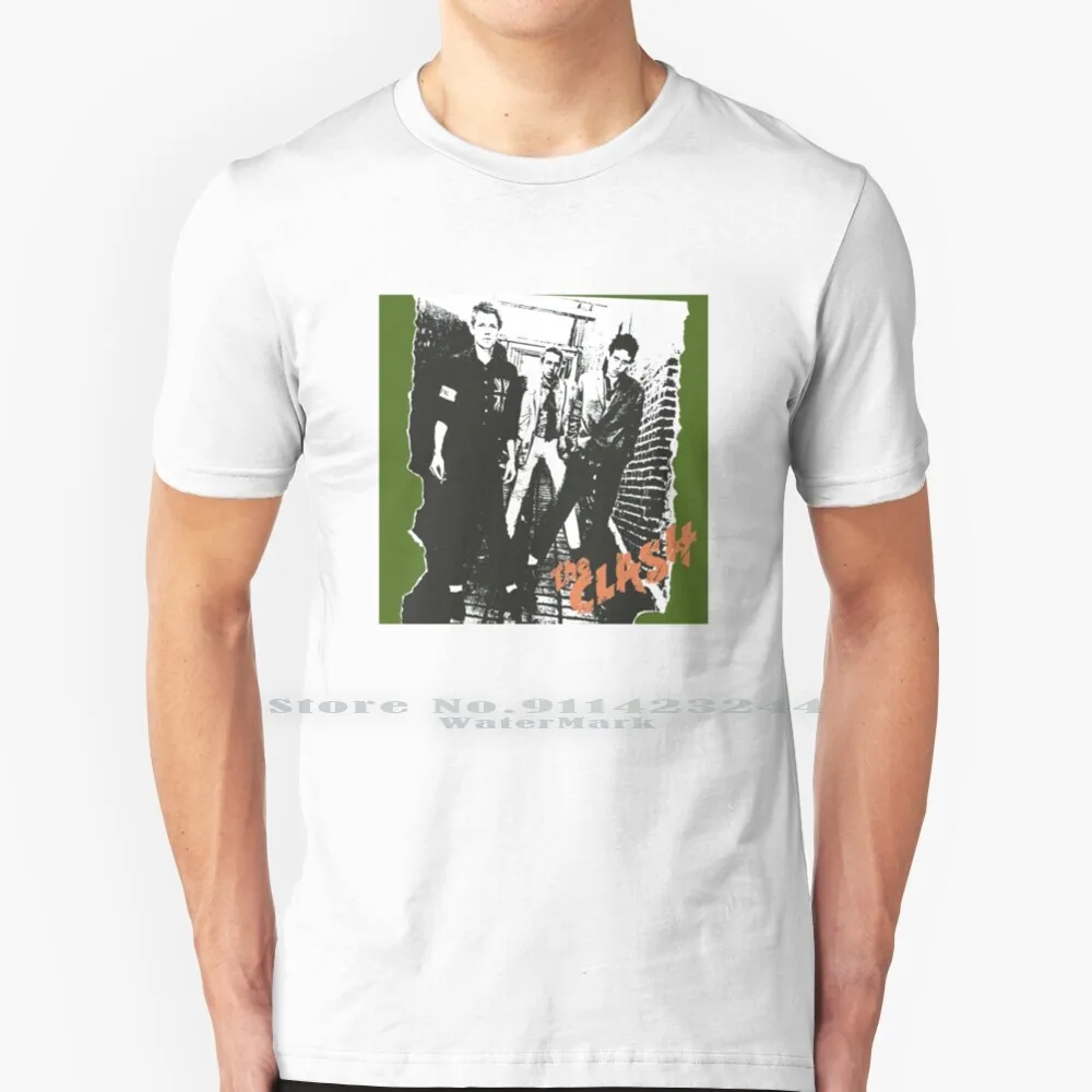 Clash Cover Album 1977 T Shirt Cotton 6Xl The Manica Lunga Clash The Phone Skin Clash The Trending Clash The Stuff Clash The