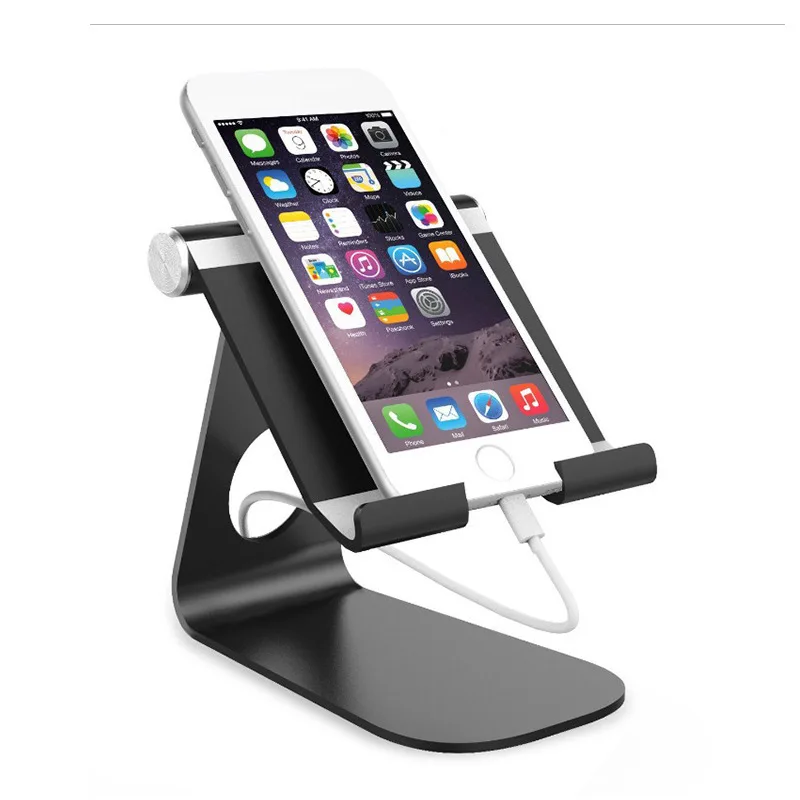 Aluminium Alloy Mobilephone and Tablet Computer Rack Adjustable Desktop Lazy Metal Cellphone Holder Aluminium Alloy Mobilephone and Tablet Computer Rack Adjustable Desktop Lazy Metal Cellphone Holder