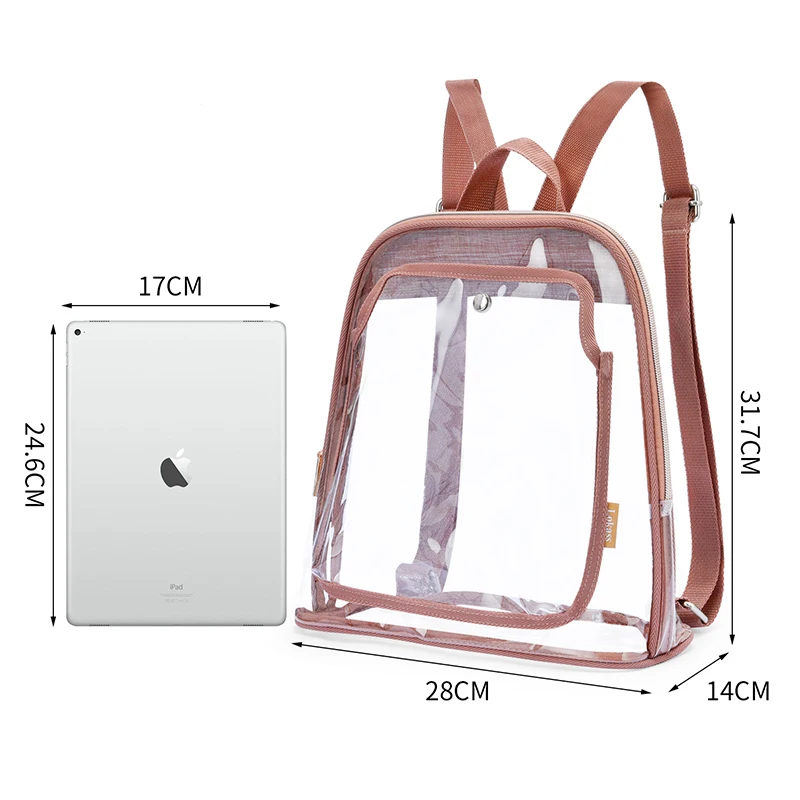 clear backpack