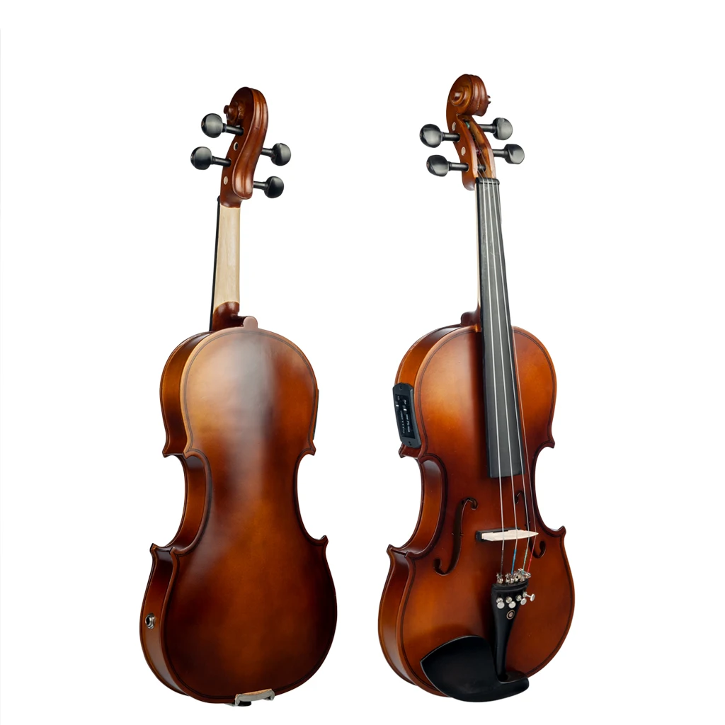 4/4 Acoustic Violin 4/4 Full Size Eq Acoustic Violin Fiddle Kit W/ Bow
