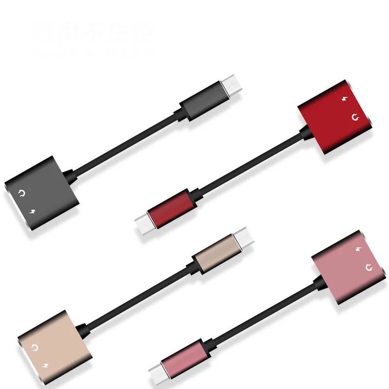 Адаптер Usb Type C зарядное устройство аудиокабель 2 в 1 разъем на 3 5 мм Aux конвертер