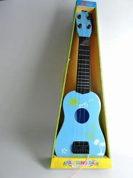 Burst Large Size New Style Double Color Guitar Children Music Guitar Violin Toy Manufacturers Direct Selling Taobao Hot Selling