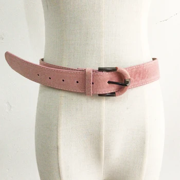 

2019 NEW Fashion Female Vintage Punk Straps Metal Pin Buckle Jeans Genuine Leather Belt For men Women accessories