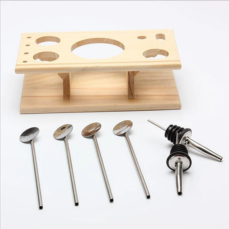 

14-Piece Cocktail Shaker Bar Set Stainless Steel Bartender Kit Mixer Drink Bartender BrowserKit Bars Set Tool Accessories Tools