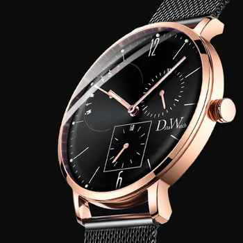 

DITA Brand Luxury Men Watch Fashion Watch Men Black Stainless Steel Waterproof Sport Wristwatch Luminous Date Week Reloj Hombre