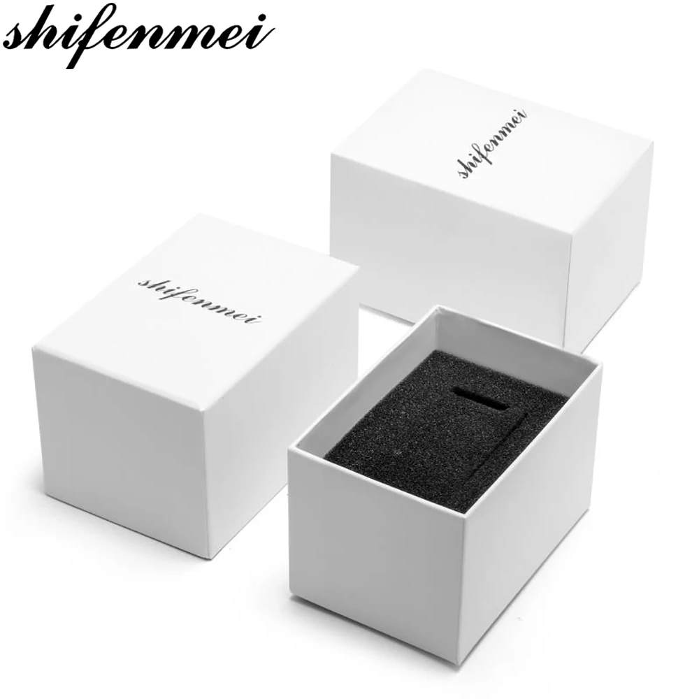 

Shifenmei Watch Box Case Fashion Casual Men Women Watches Box Organizer Customizable Watch Packaging Dropshipping Gifts Box