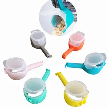 

12-color sealed inverted food storage bag clip food sealing clip large capacity nozzle effect clip used to store food tools