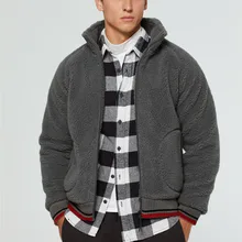 Новая плюшевая мужская модная верхняя одежда ветровка мужские тонкие куртки с капюшоном теплое спортивное пальто зима