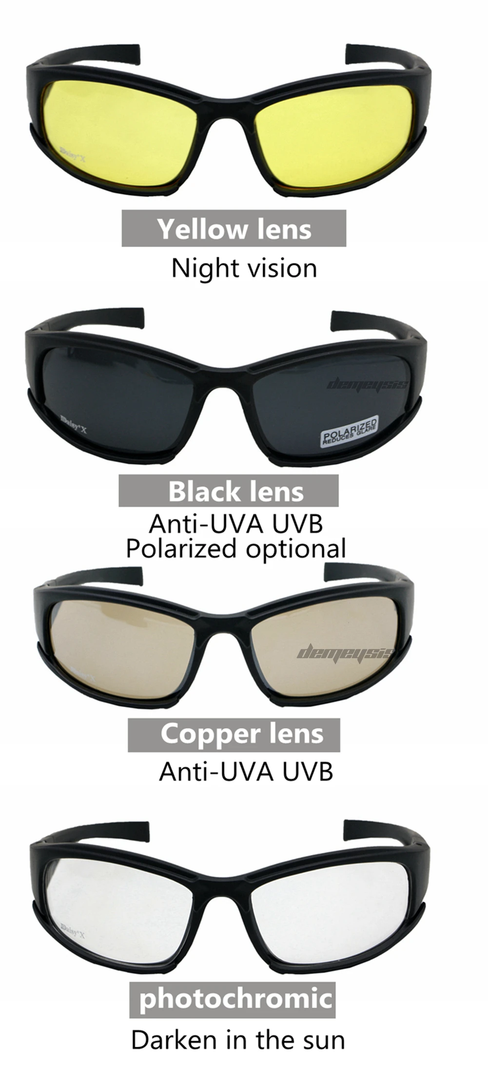 Мужские тактические очки военные поляризационные солнцезащитные очки CS военная игра страйкбол очки велосипед Велоспорт Рыбалка фотохромные очки