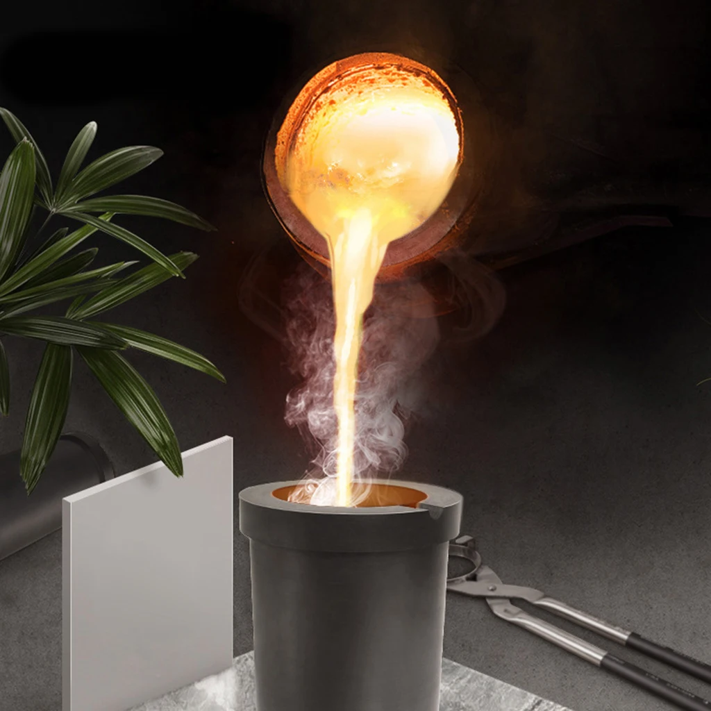 High Purity Graphite Crucible Jewelry Casting Ingot Mould for Melting Gold, Silver, Brass, Aluminum, Copper, Zinc, Plumbum